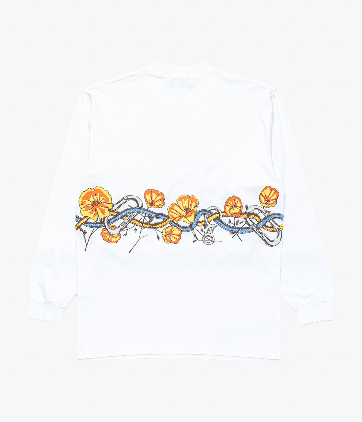 BIG ROCK CANDY MOUNTAINEERING "VALLEY FLOOR LONG SLEEVE TEE" (MILK)