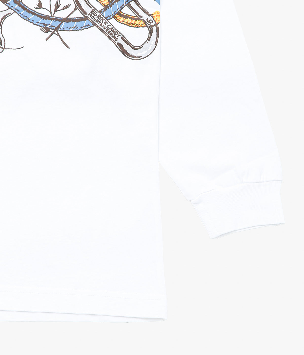 BIG ROCK CANDY MOUNTAINEERING "VALLEY FLOOR LONG SLEEVE TEE" (MILK)