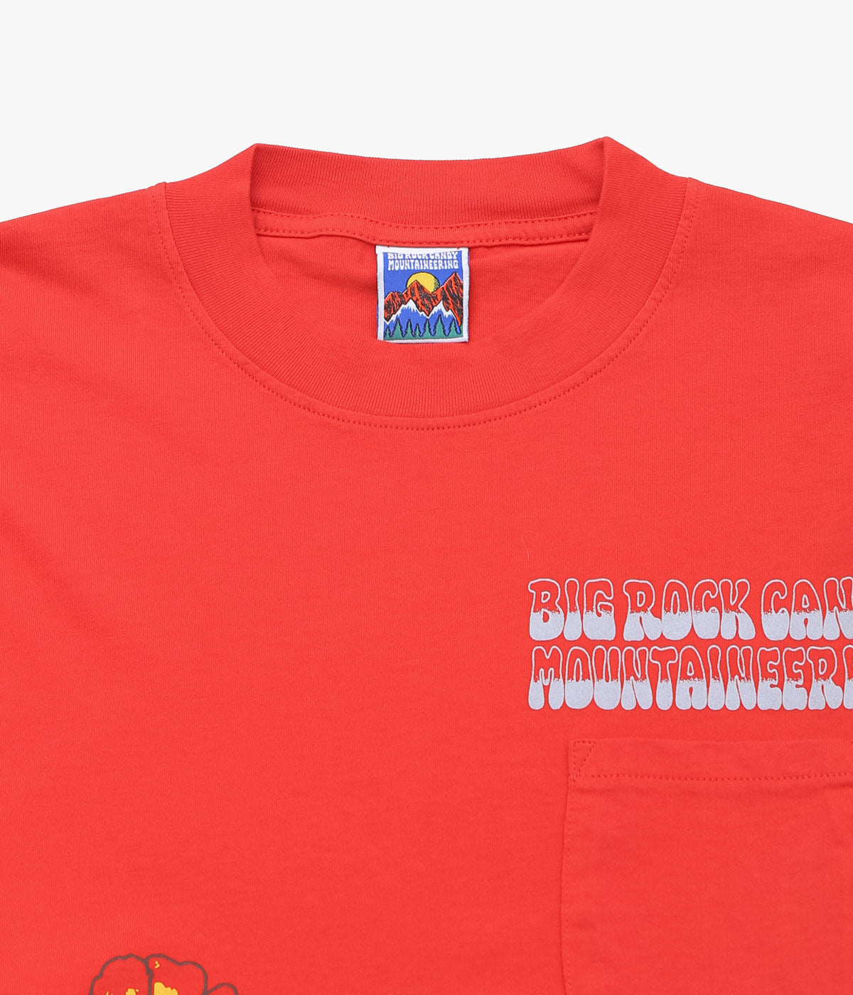 BIG ROCK CANDY MOUNTAINEERING ''VALLEY FLOOR LONG SLEEVE TEE'' (TOMATO)