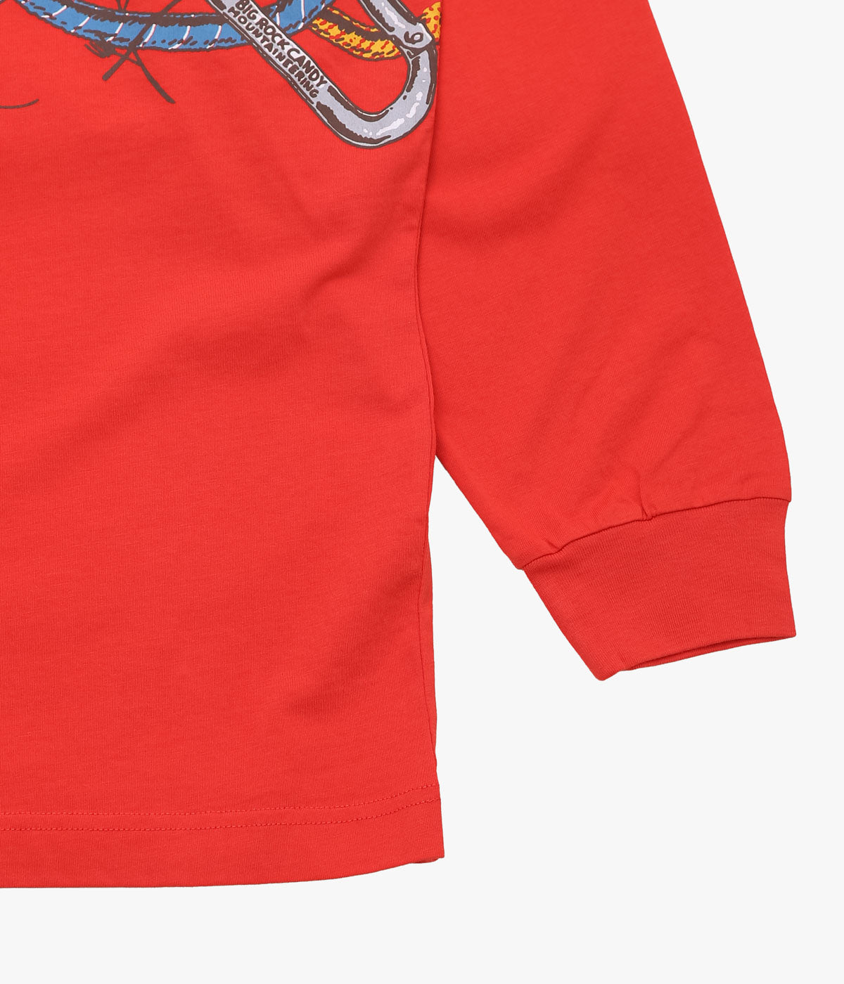 BIG ROCK CANDY MOUNTAINEERING ''VALLEY FLOOR LONG SLEEVE TEE'' (TOMATO)