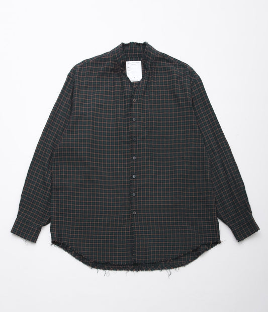 BLACKBIRD ''CUT OFF COLLAR SHIRT'' (CHECK)