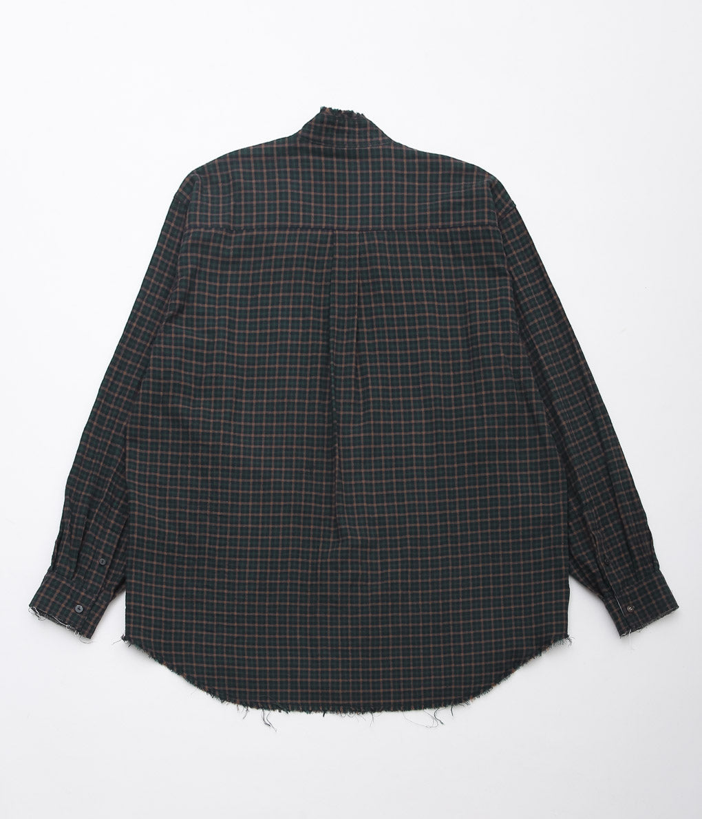 BLACKBIRD ''CUT OFF COLLAR SHIRT'' (CHECK)