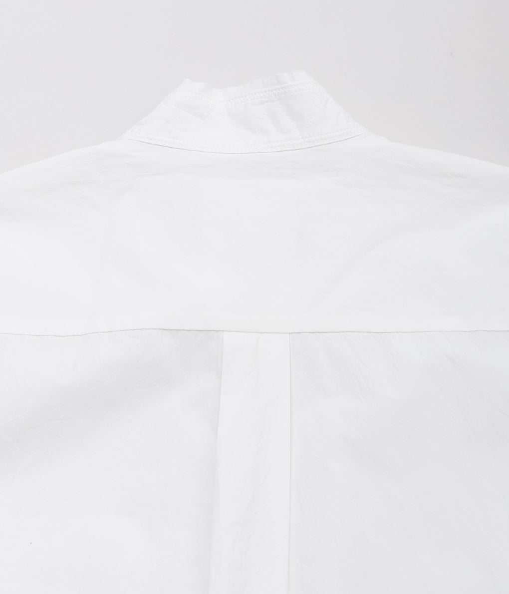 BLACKBIRD ''CUT OFF COLLAR SHIRT'' (WHITE)