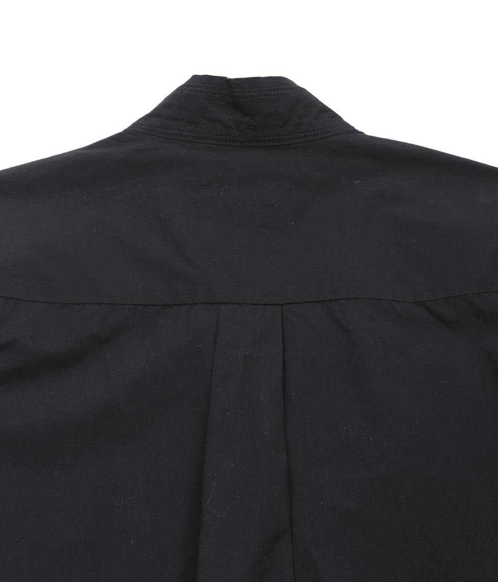 BLACKBIRD ''CUT OFF COLLAR SHIRT'' (BLACK)