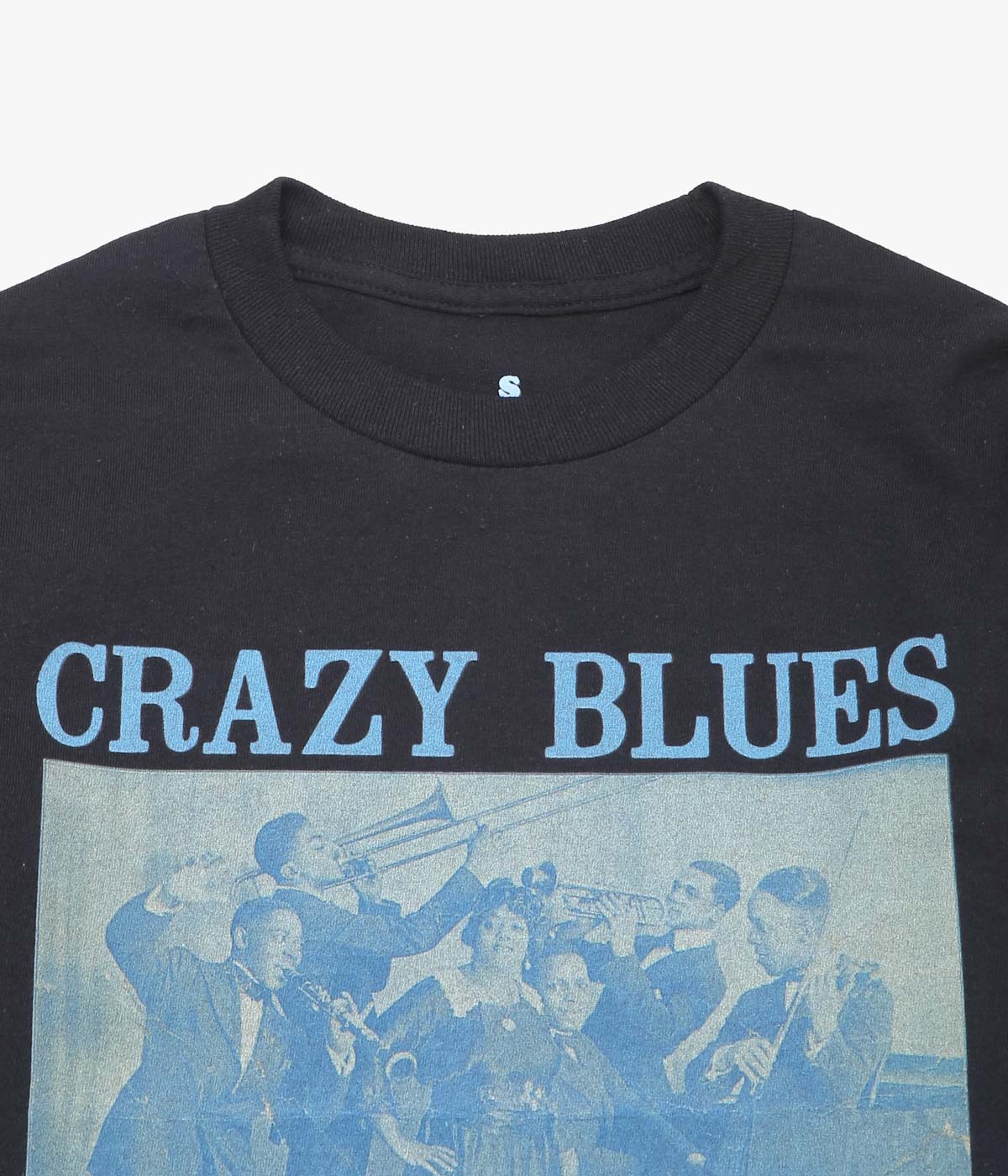 BLUESCENTRIC ''CRAZY BLUES L/S TEE HEAVY'' (BLACK)