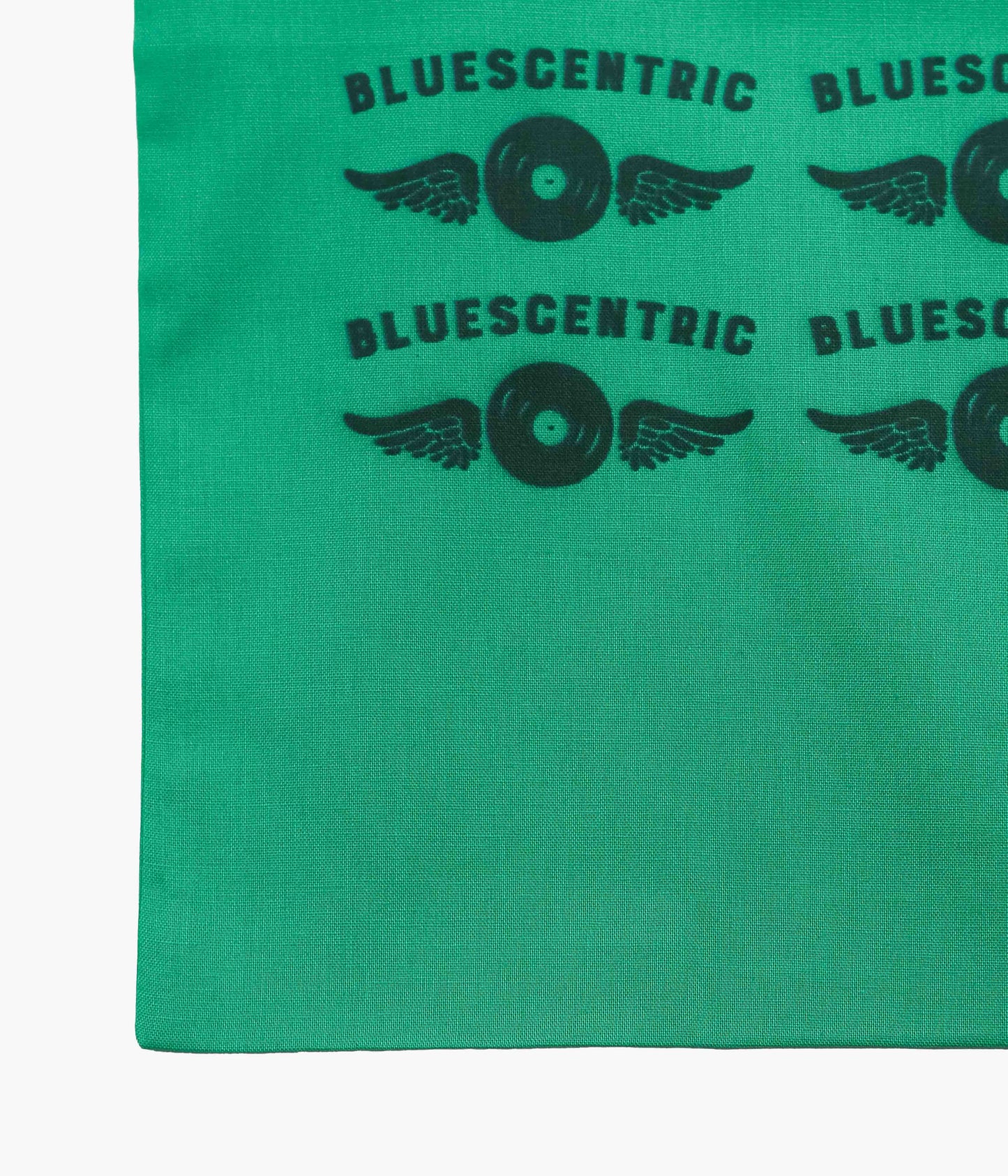 BLUESCENTRIC ''FLYING VINYL RECORD TOTE'' (GREEN)
