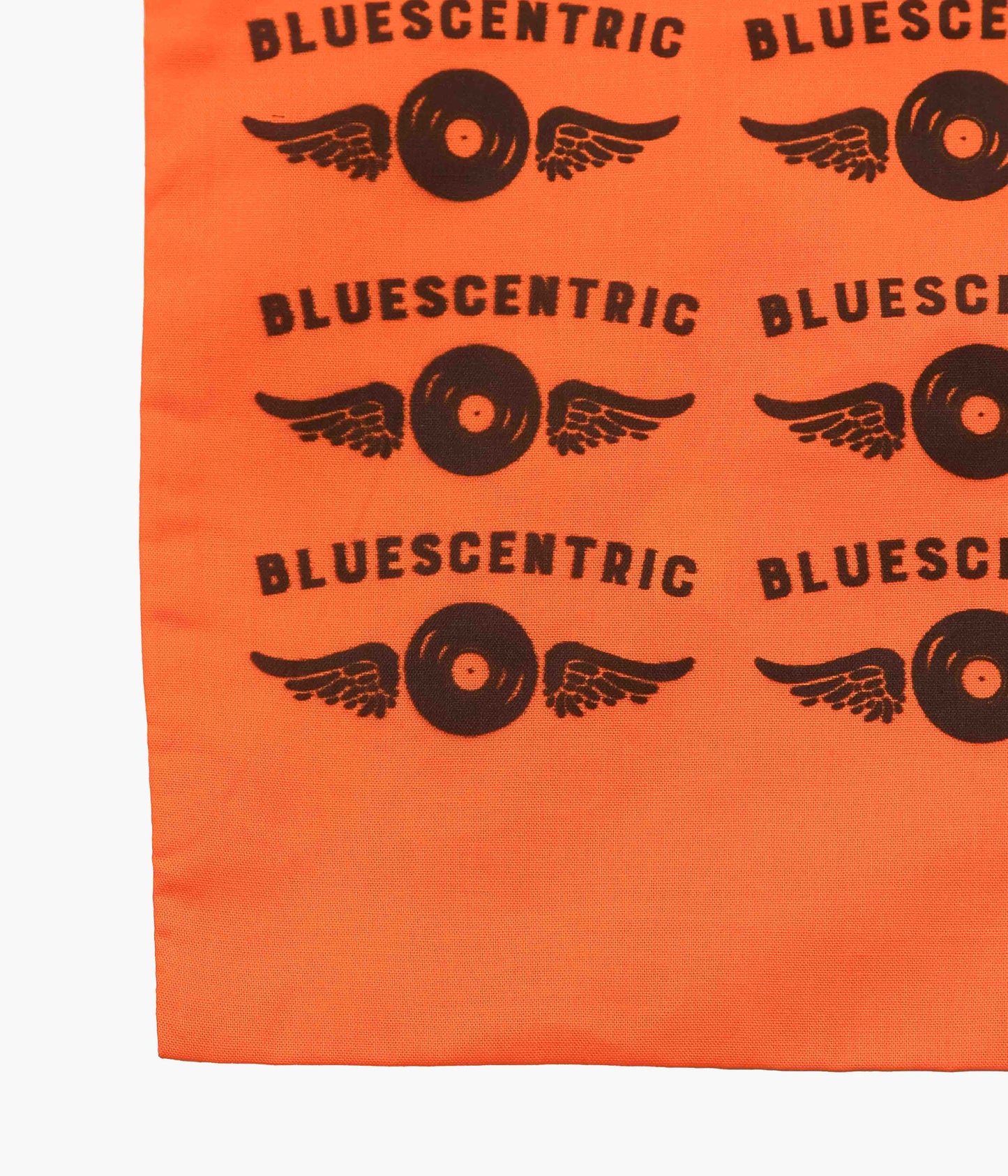 BLUESCENTRIC ''FLYING VINYL RECORD TOTE'' (ORANGE)