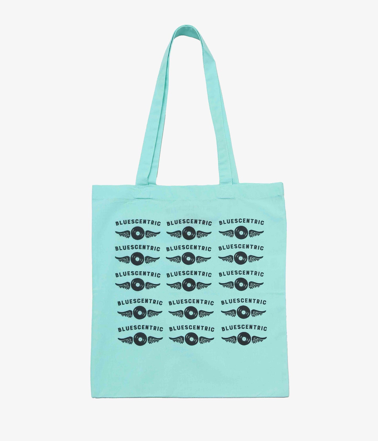 BLUESCENTRIC ''FLYING VINYL RECORD TOTE'' (TURQUOISE)