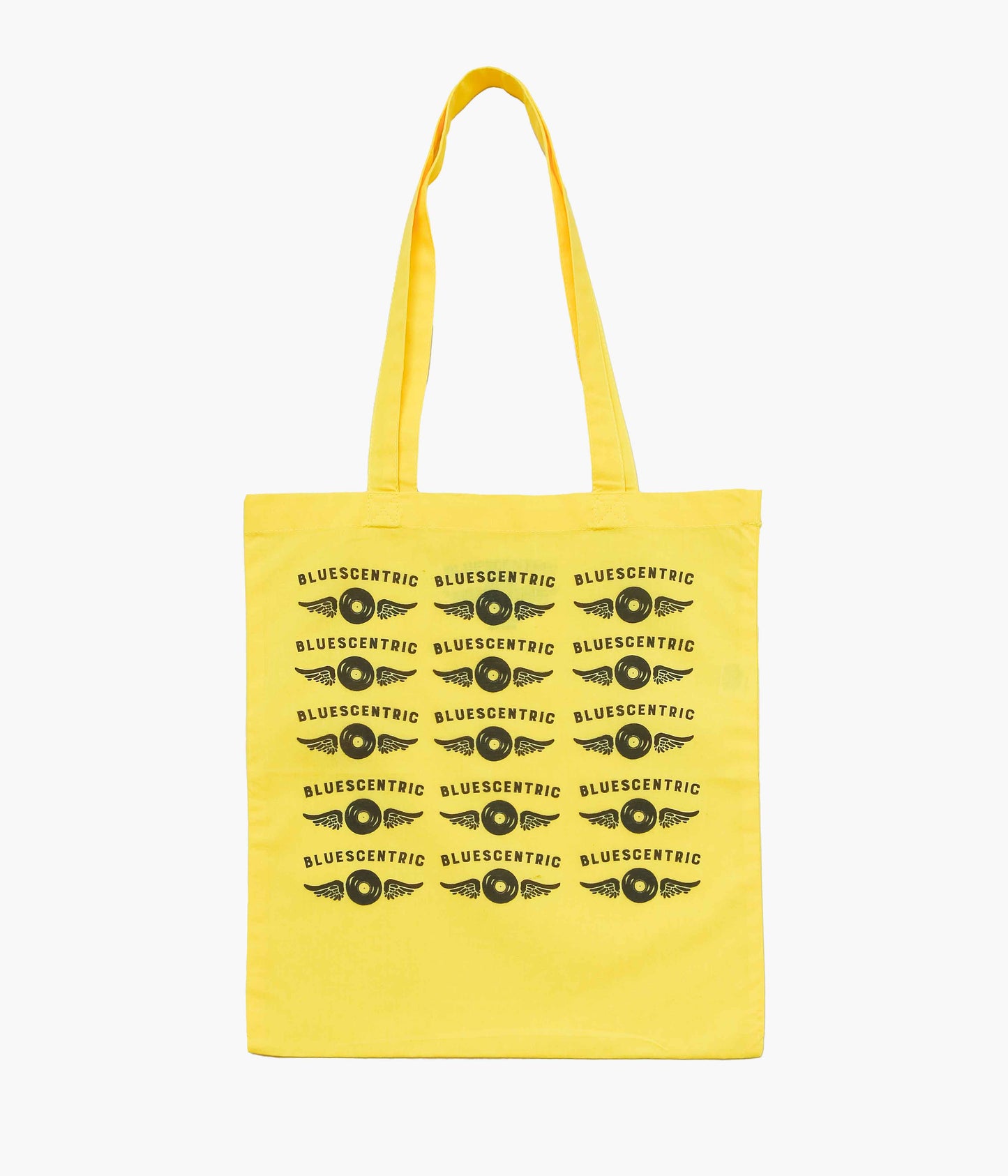 BLUESCENTRIC ''FLYING VINYL RECORD TOTE'' (YELLOW)