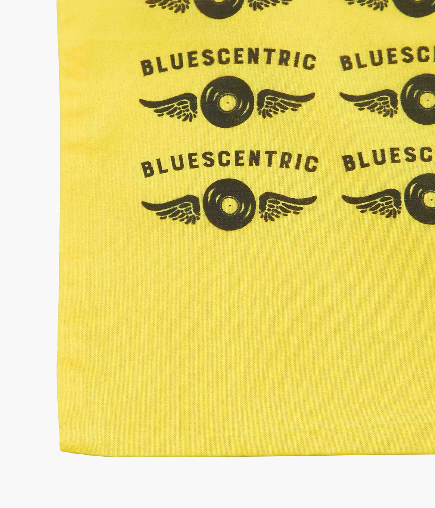 BLUESCENTRIC ''FLYING VINYL RECORD TOTE'' (YELLOW)