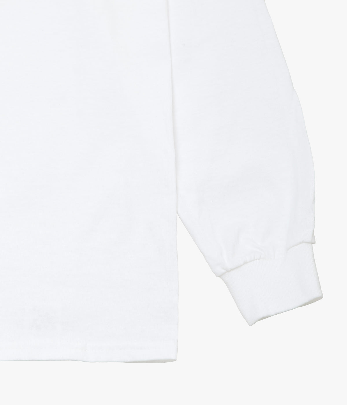 BLUESCENTRIC ''MY GRASS IS BLUE L/S HEAVY'' (WHITE)