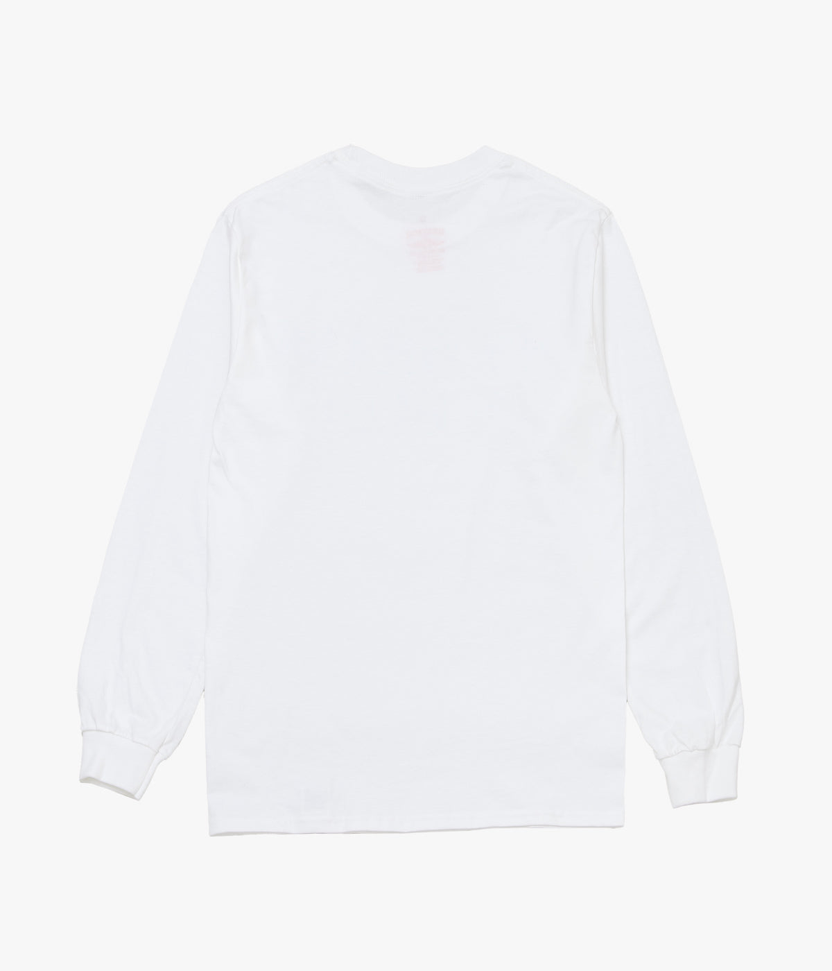 BLUESCENTRIC ''MY GRASS IS BLUE L/S HEAVY'' (WHITE)