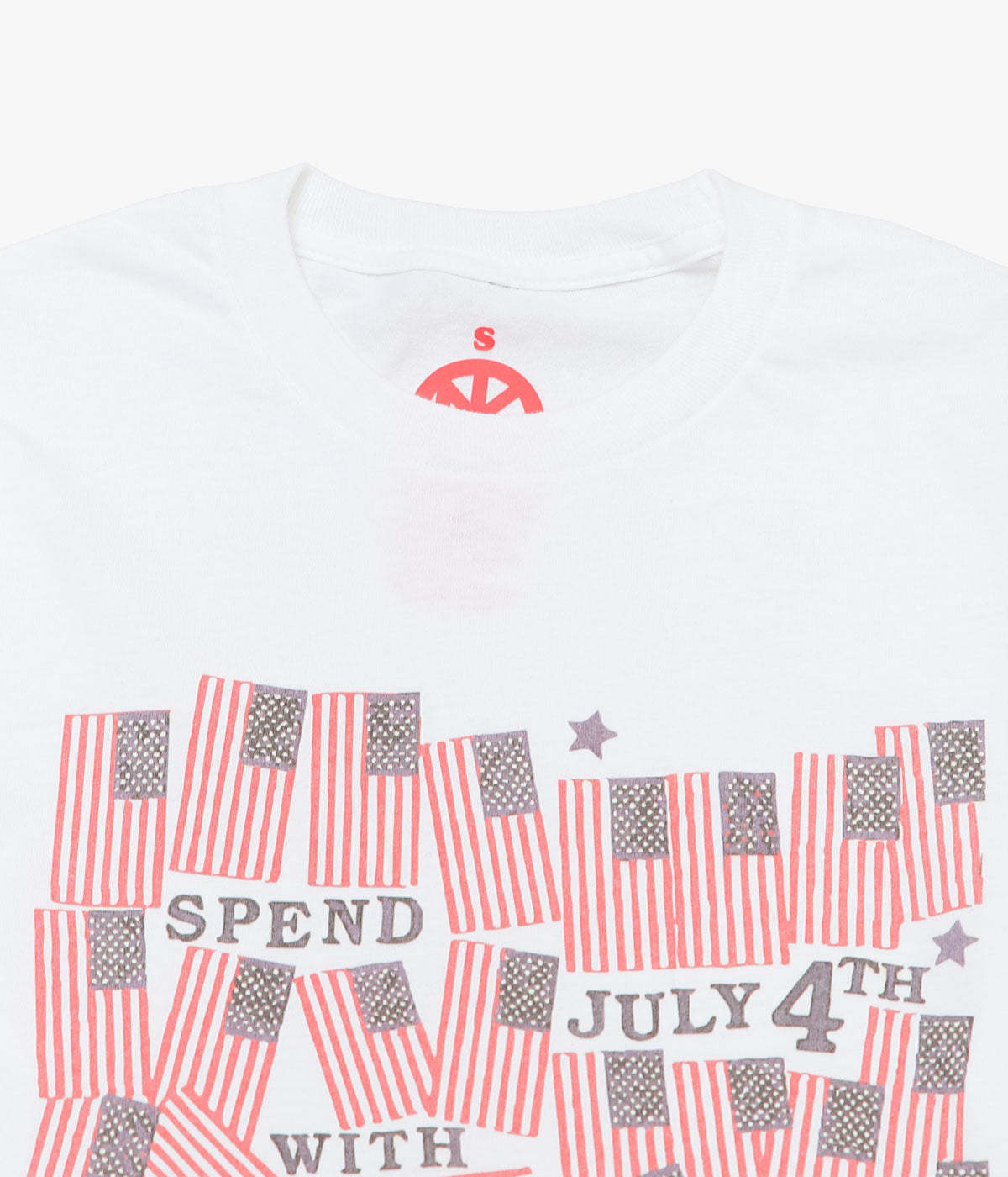 BLUESCENTRIC ''SPEND JULY 4TH WITH THE DEAD KENNEDYS L/S HEAVY'' (WHITE)