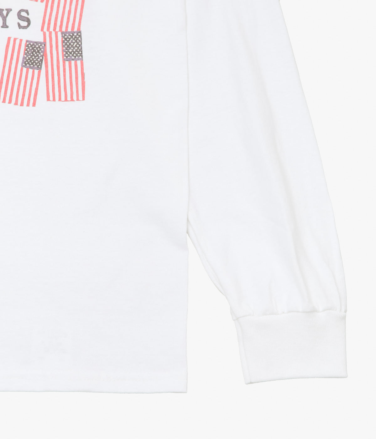 BLUESCENTRIC ''SPEND JULY 4TH WITH THE DEAD KENNEDYS L/S HEAVY'' (WHITE)