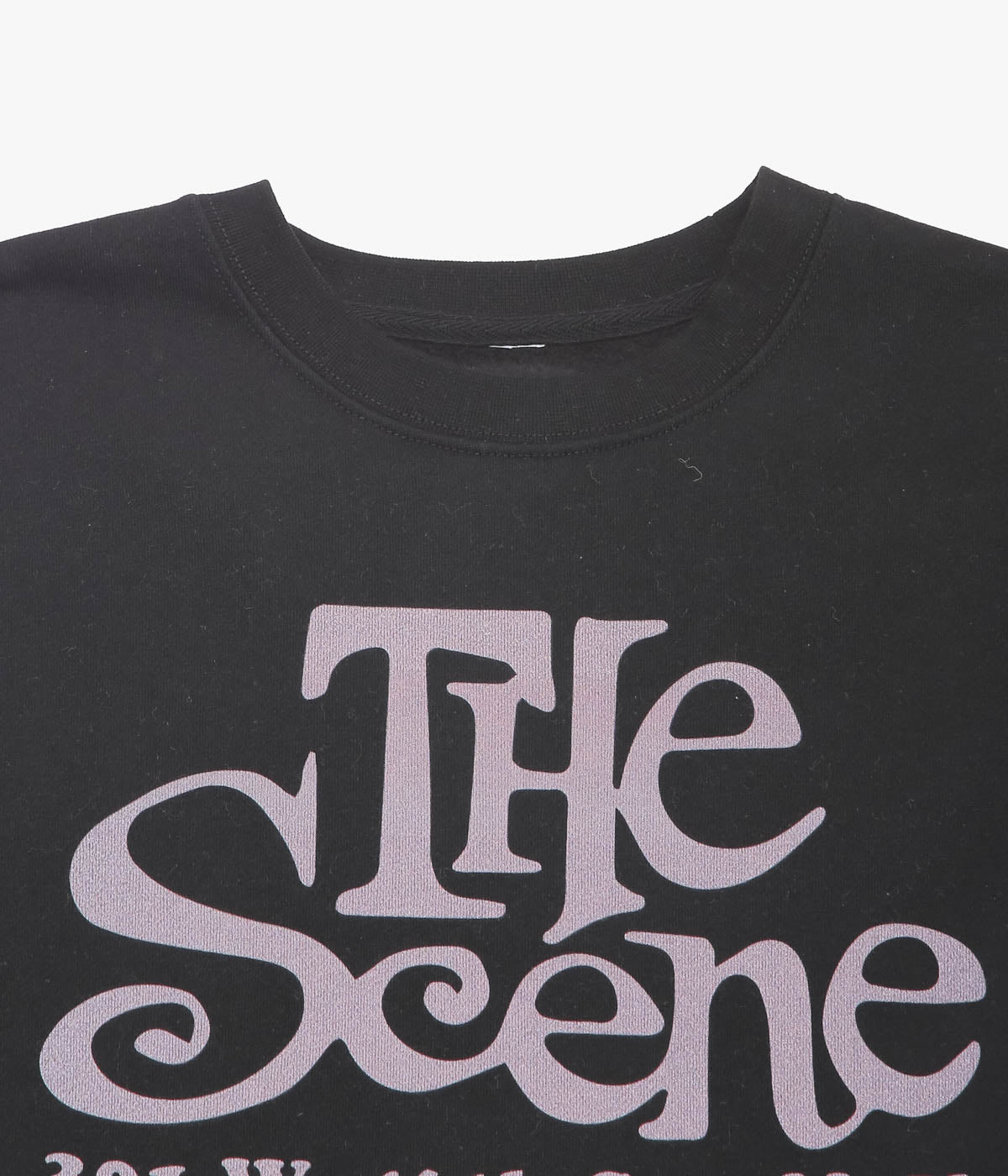BLUESCENTRIC ''THE SCENE NIGHTCLUB NYC CREWNECK SWEAT'' (BLACK)