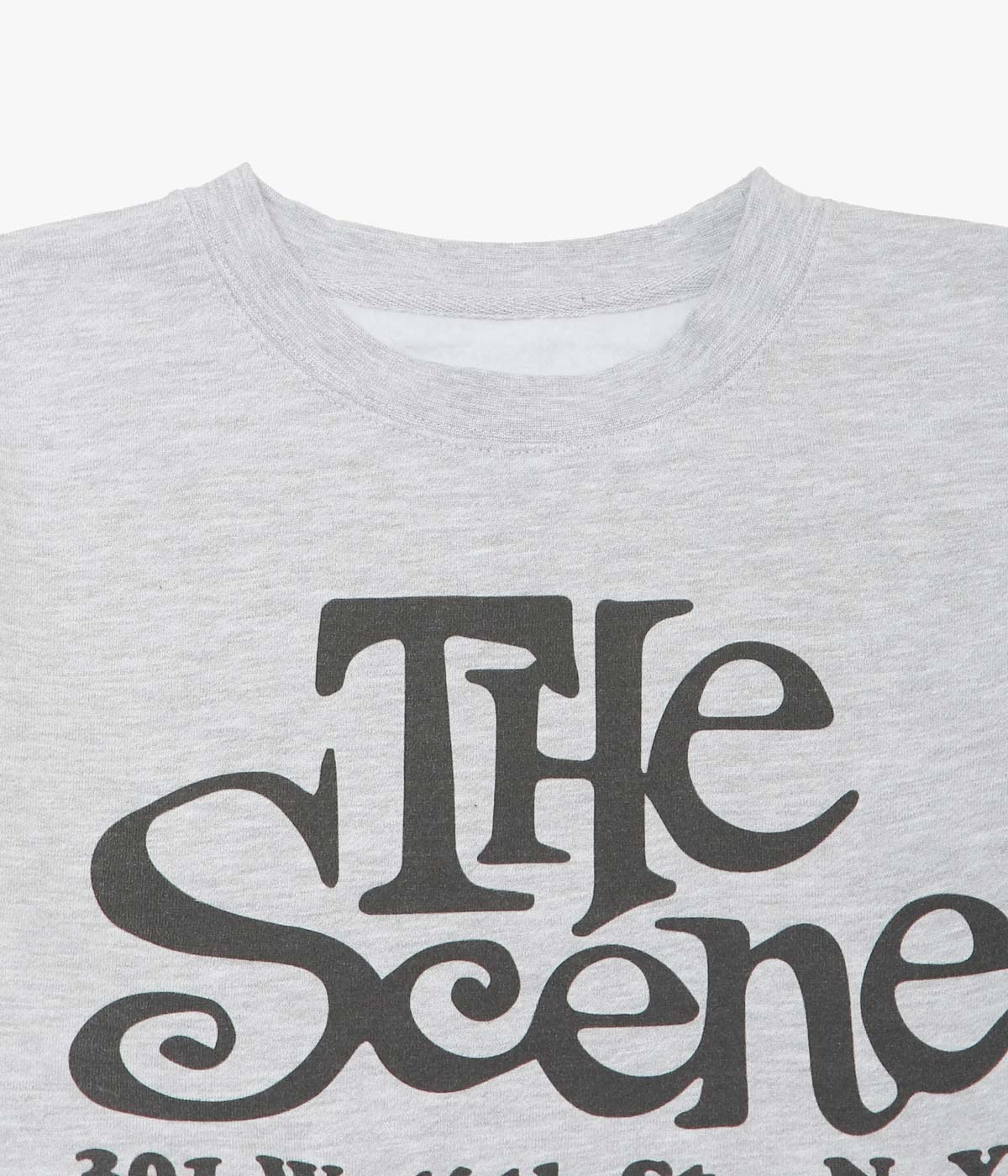 BLUESCENTRIC ''THE SCENE NIGHTCLUB NYC CREWNECK SWEAT'' (HEATHER GRAY)