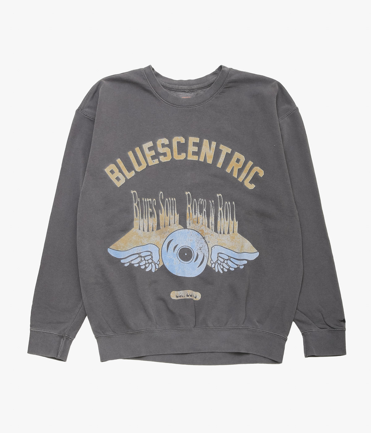 BLUESCENTRIC ''VINTAGE BLUESCENTRIC CREWNECK SWEAT'' (PEPPER)