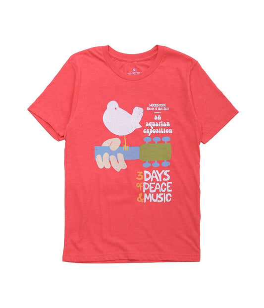BLUESCENTRIC ''WOODSTOCK TEE'' (RED)