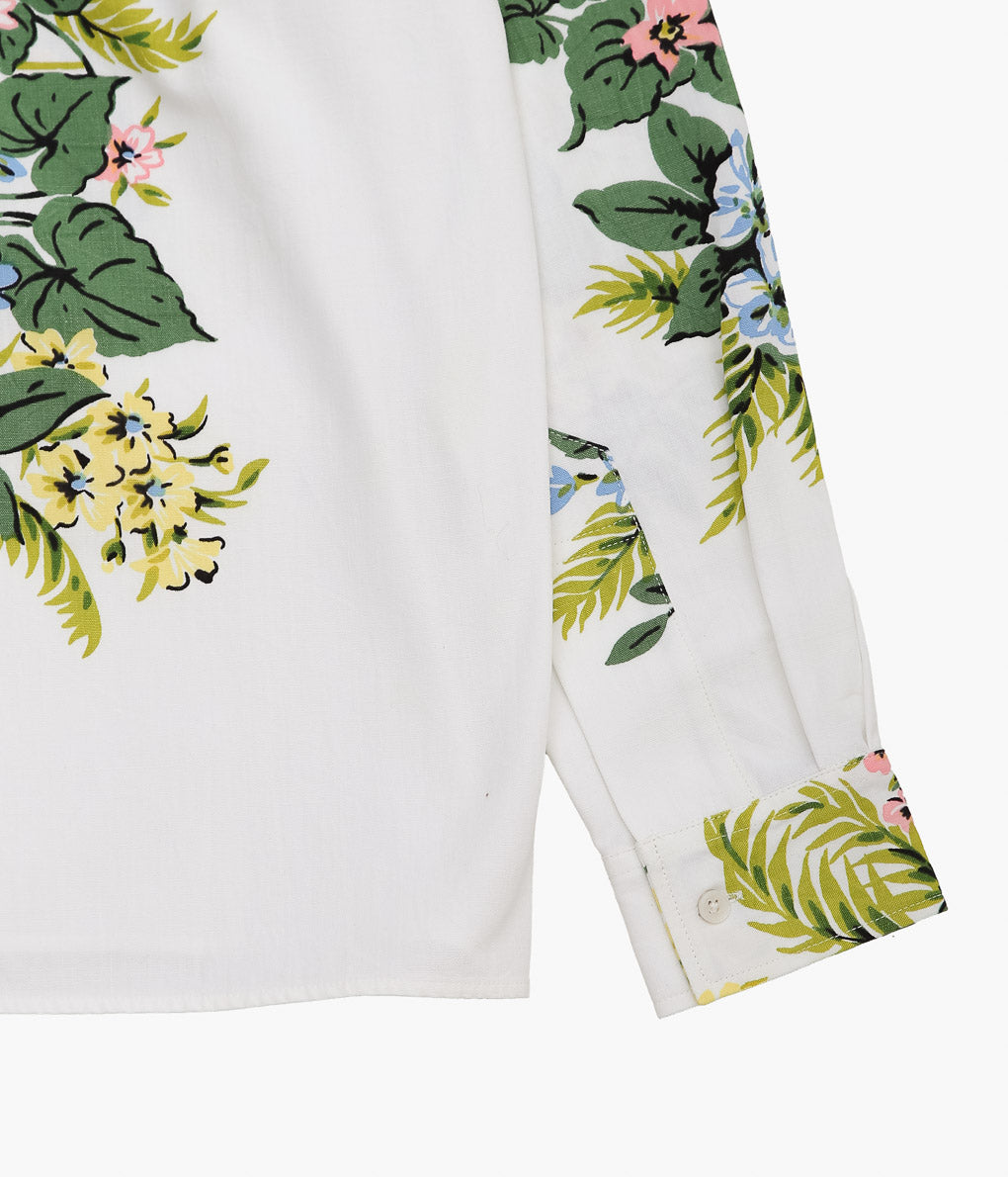 Bode White Daisy Shirt BODE レース デイジー 花柄 シャツ
