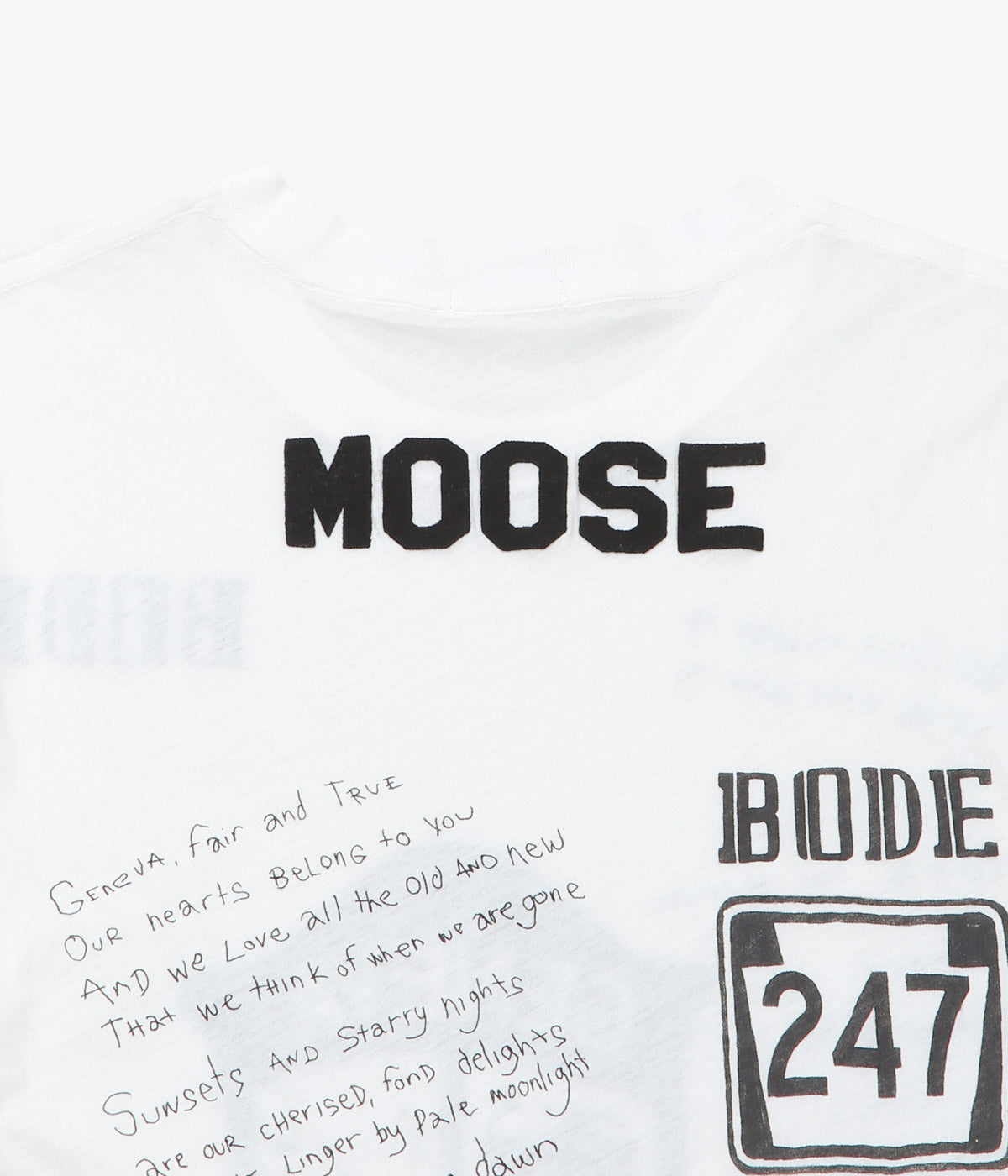 BODE "CAMP CREST TEE" (크림)