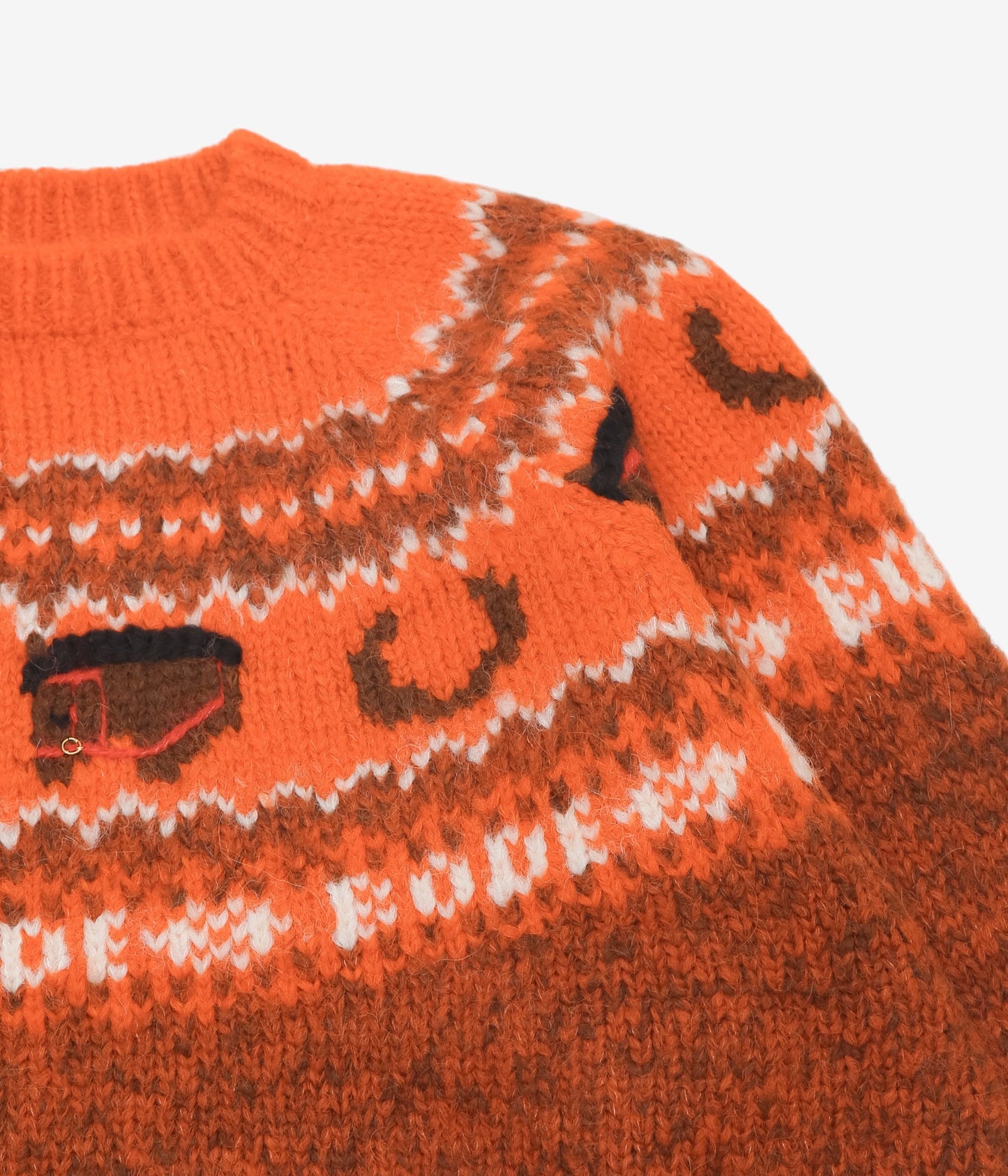 BODE "CORRAL SWEATER" (ORANGE MULTI)