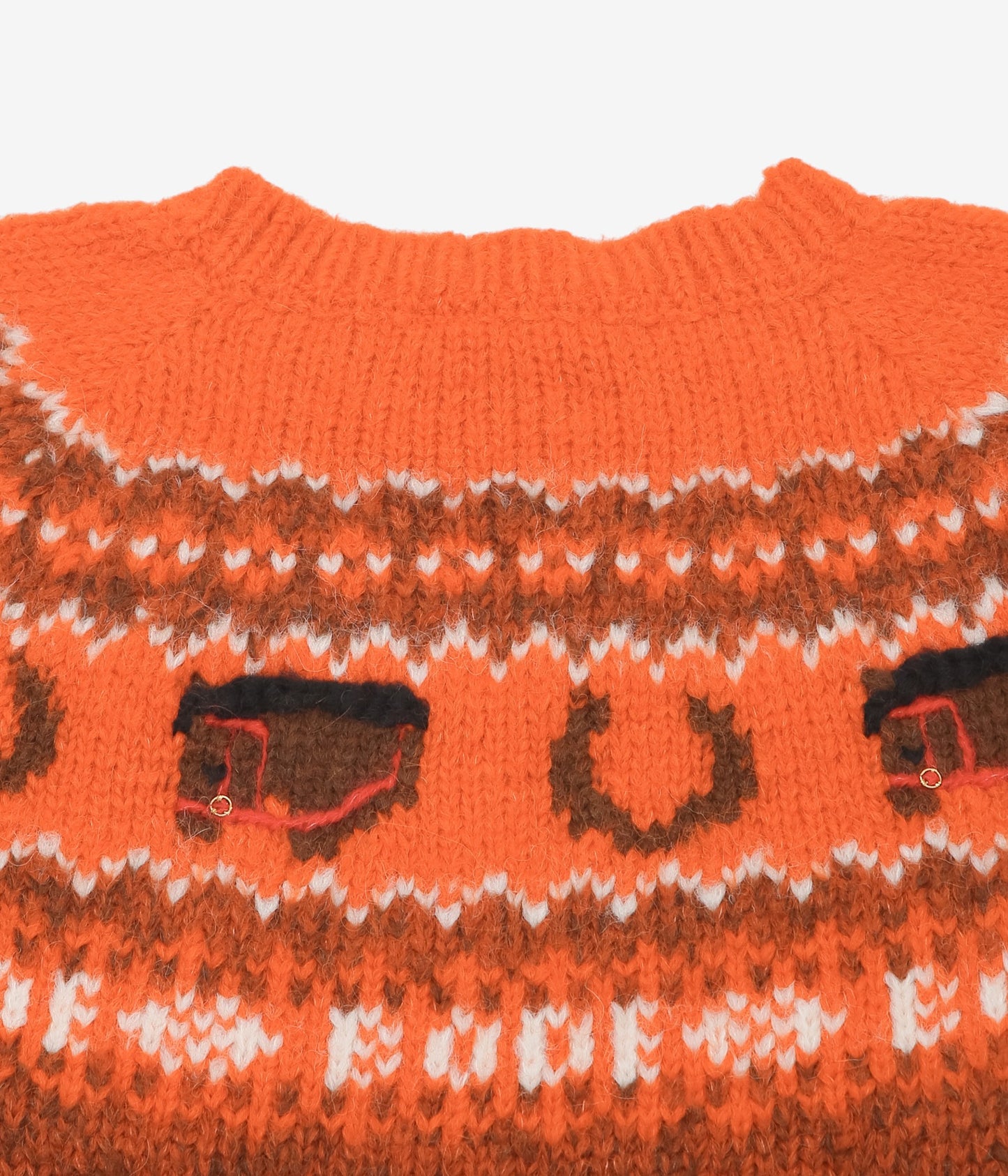 BODE "CORRAL SWEATER" (ORANGE MULTI)