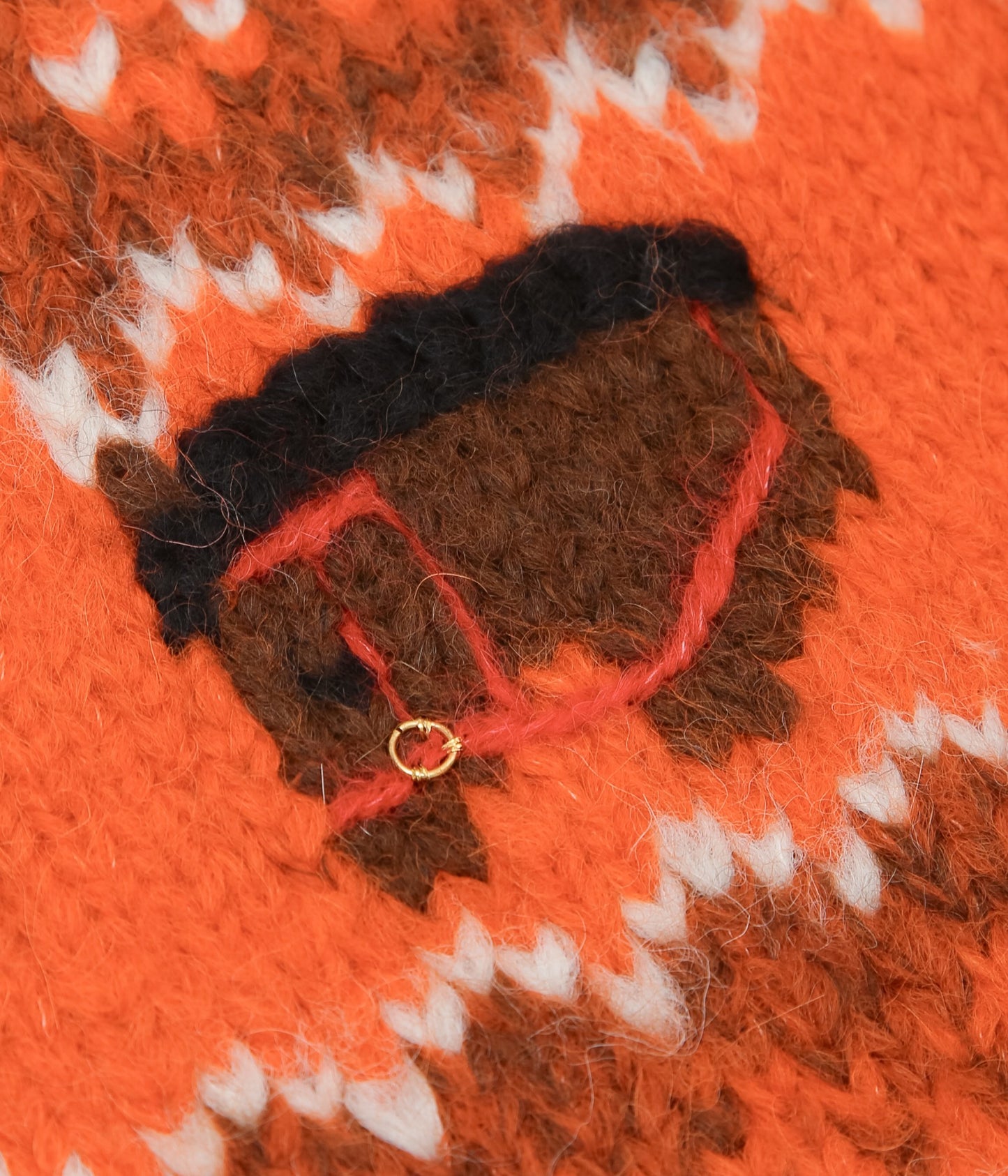 BODE "CORRAL SWEATER" (ORANGE MULTI)