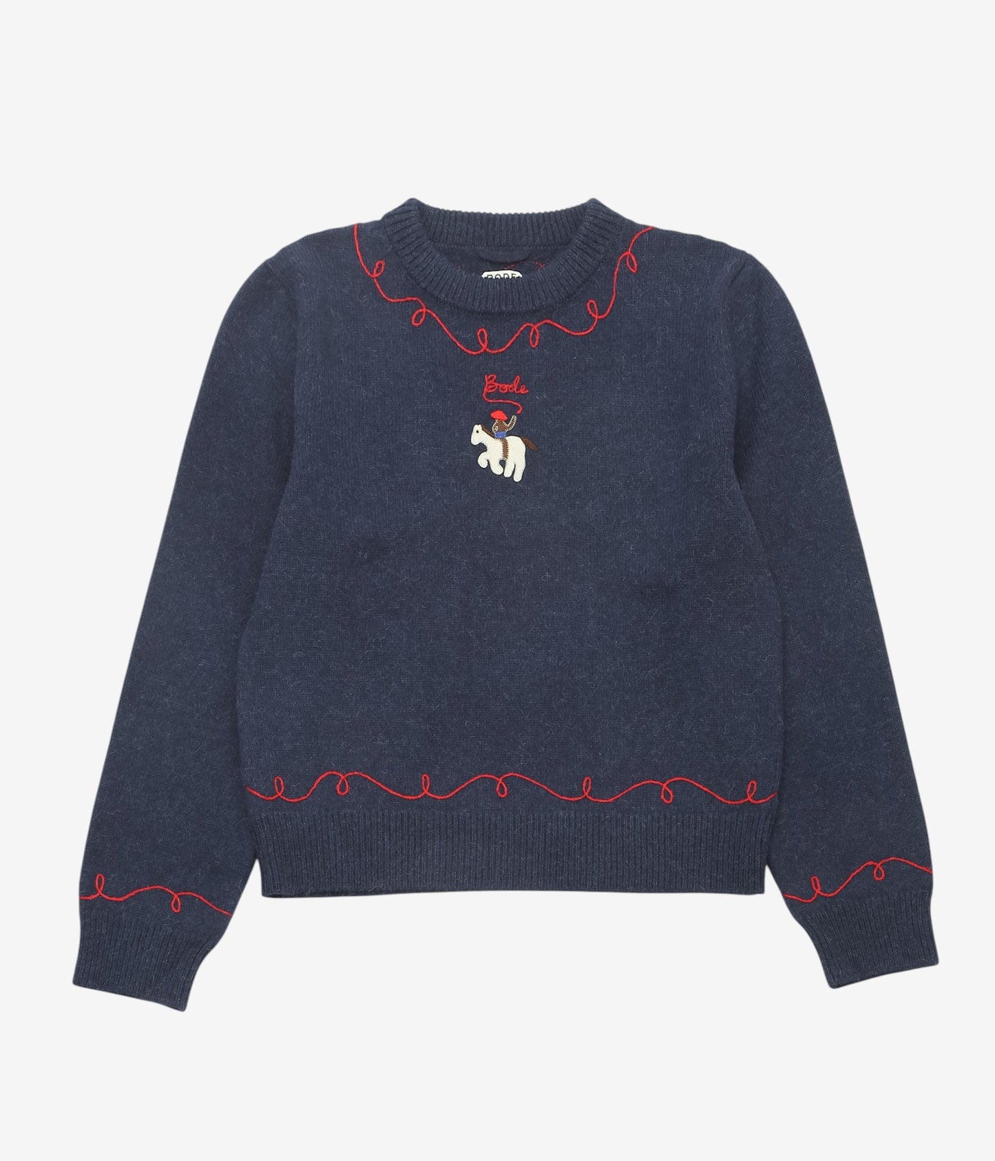 BODE "COWBOY APPLIQUE PULLOVER" (NAVY)
