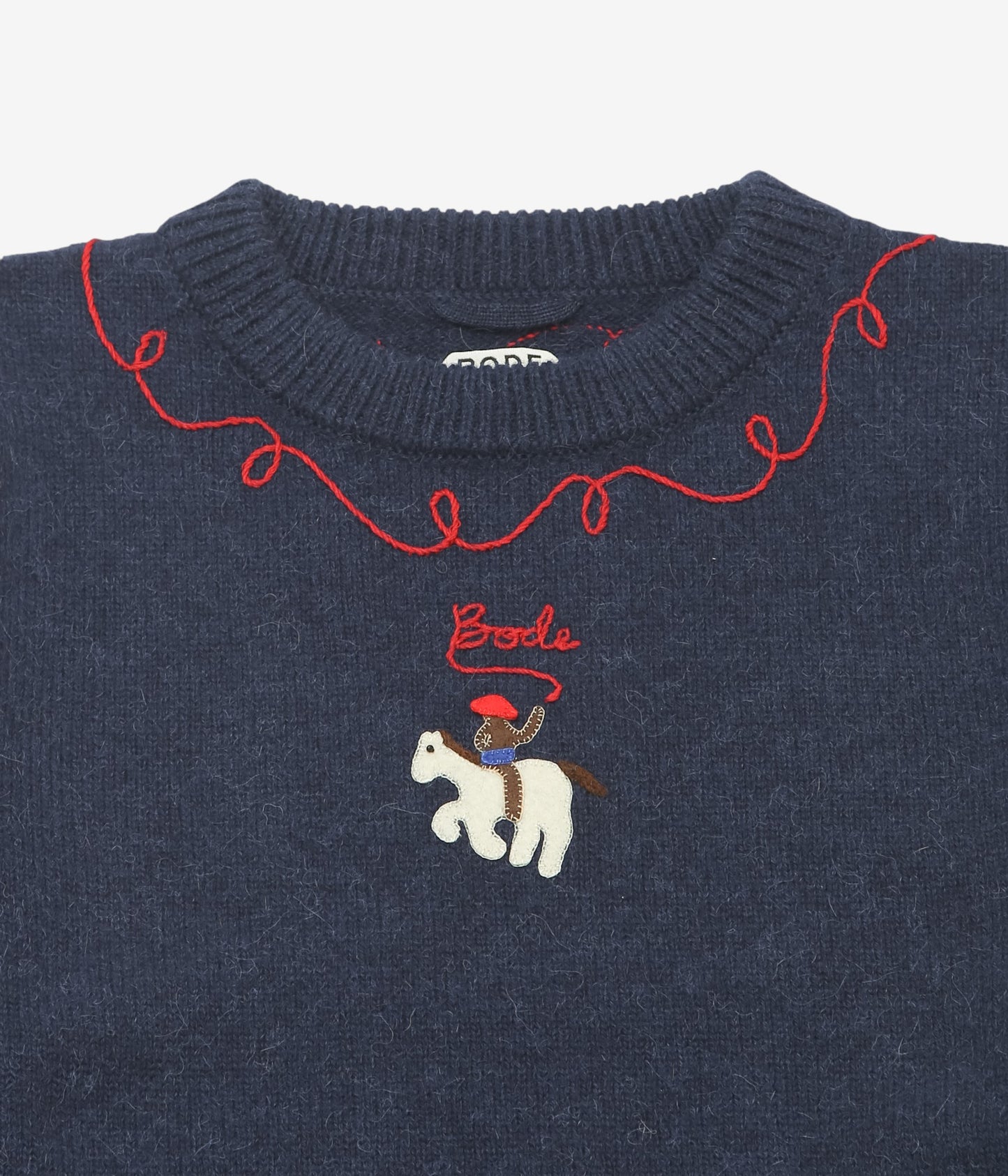 BODE "COWBOY APPLIQUE PULLOVER" (NAVY)