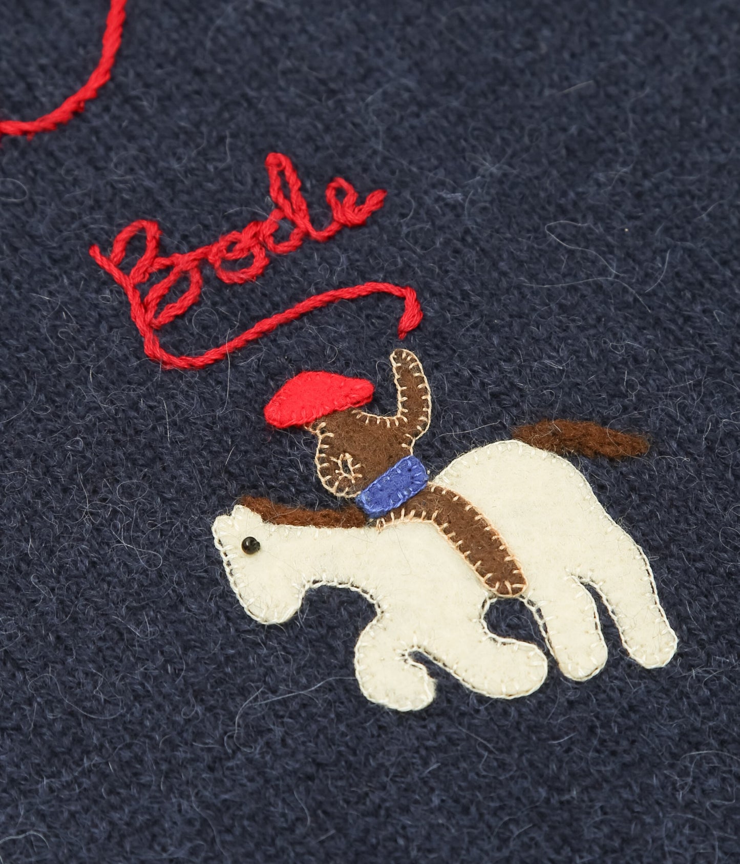 BODE "COWBOY APPLIQUE PULLOVER" (NAVY)