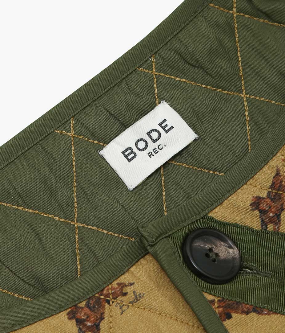 【関税込み】Bode タン Crittendon Liner コート Bode: Tan Crittendon Liner Coat | SSENSE