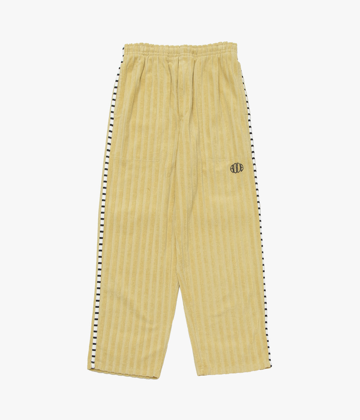 BODE "CROQUET GROUND SWEATPANTS" (YELLOW GREEN)