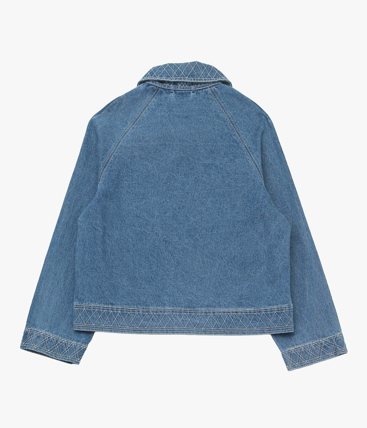 BODE "EMBROIDERED DENIM JACKET" (INDIGO)