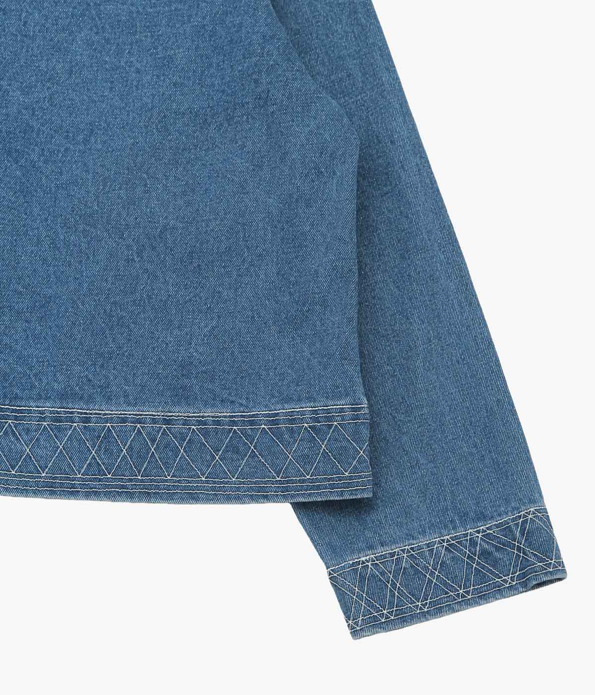 BODE "EMBROIDERED DENIM JACKET" (INDIGO)