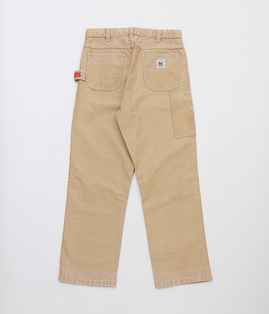 BODE ''EMBROIDERED KNOLLY BROOK TROUSERS'' (BROWN)