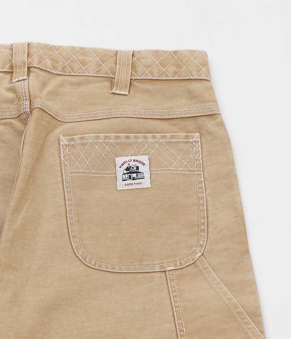 BODE ''EMBROIDERED KNOLLY BROOK TROUSERS'' (BROWN)