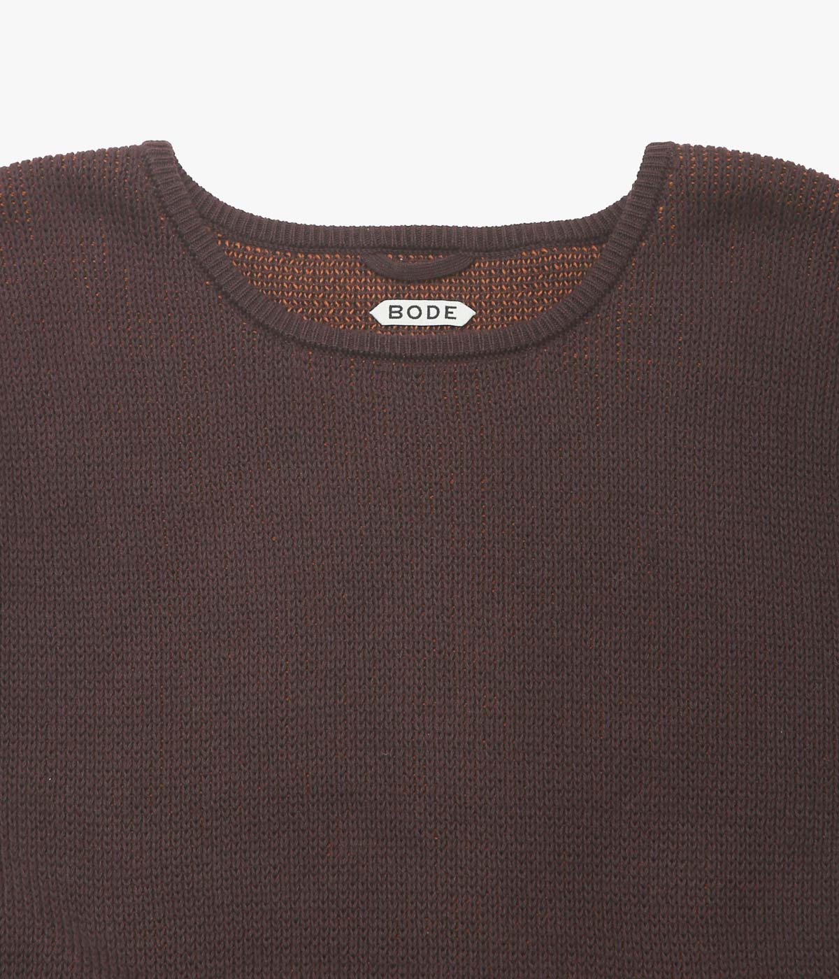 BODE "FISH SCHOOL SWEATER" (BROWN MULTI)