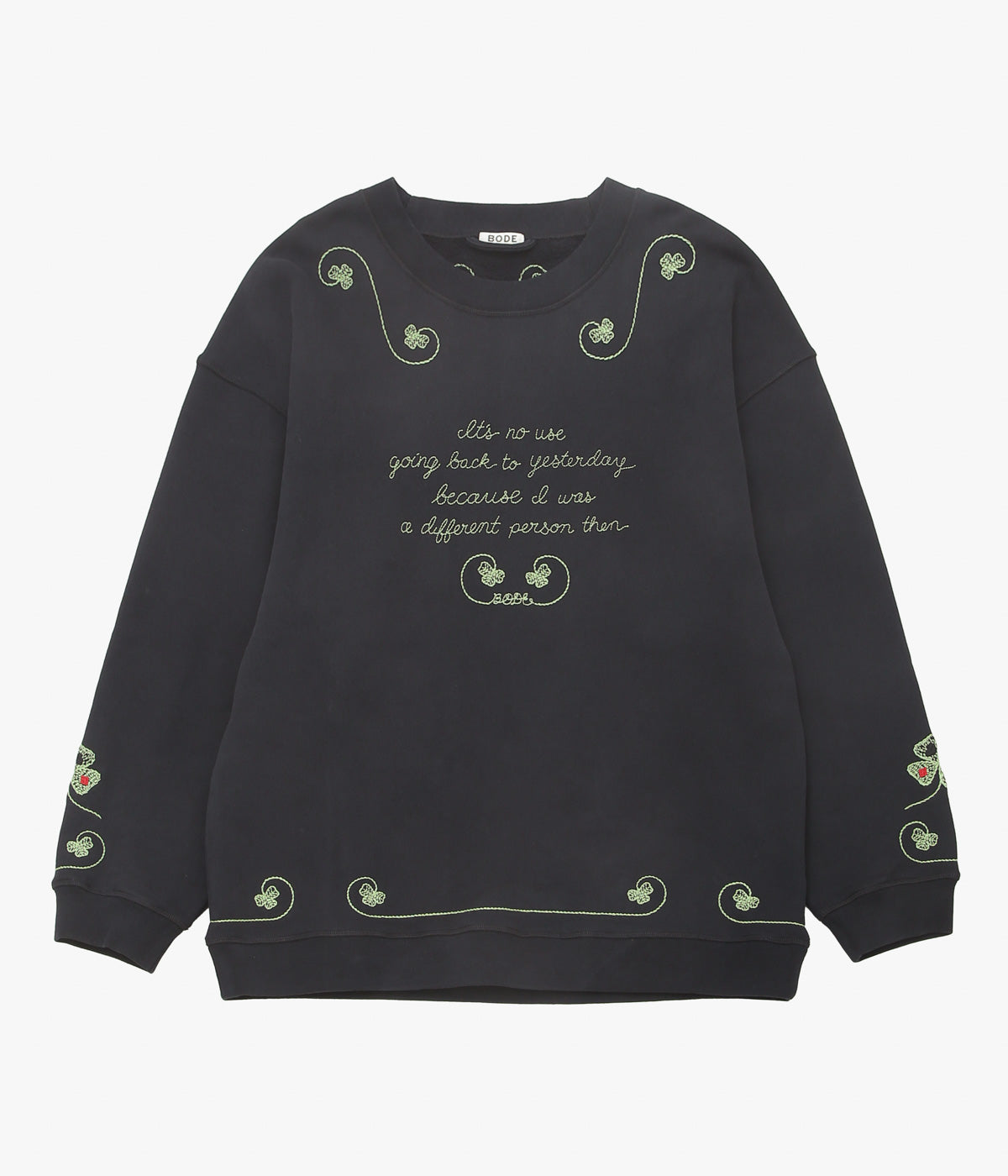 BODE ''LUCKY DRAW PULLOVER'' (BLACK)