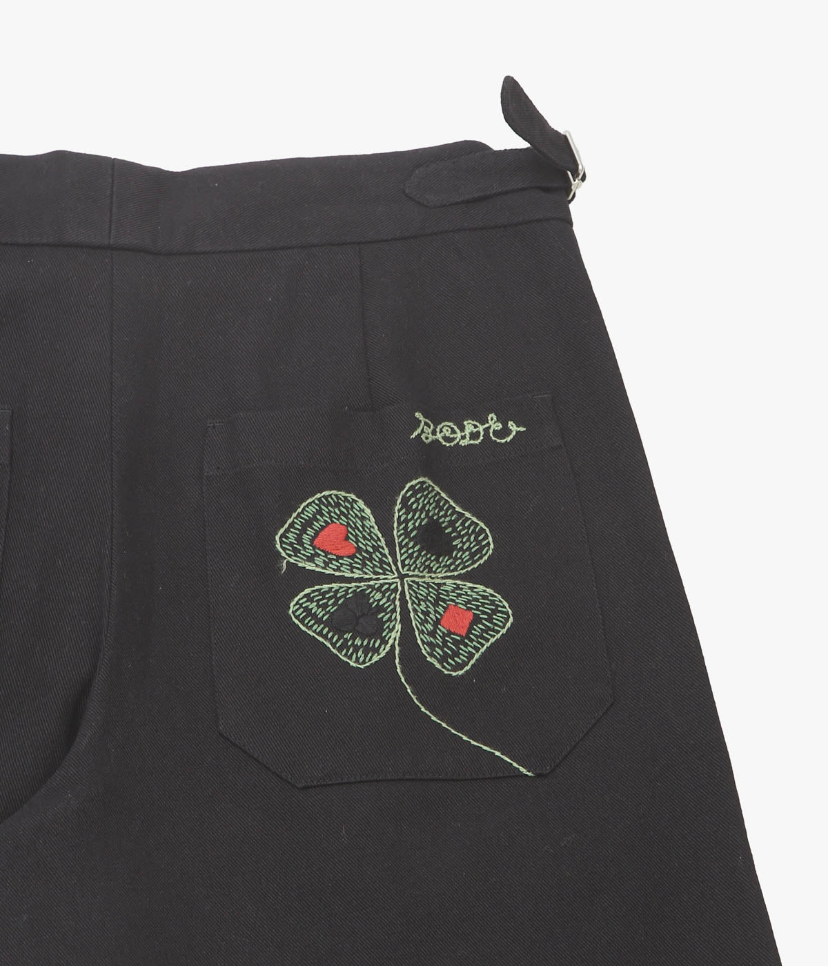 BODE ''LUCKY DRAW TROUSERS'' (BLACK)