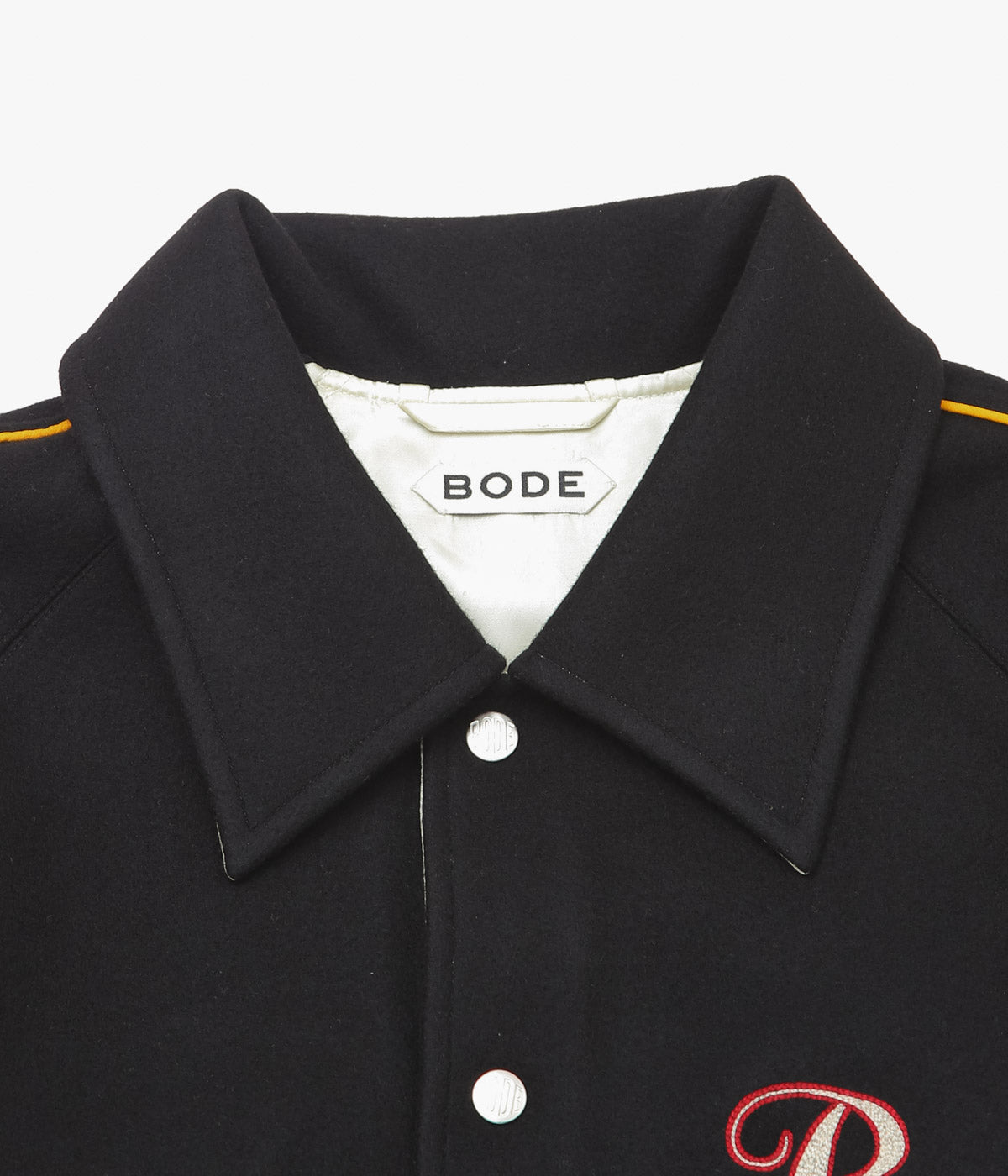 BODE ''MONOGRAM SNAP REVERSIBLE JACKET'' (BLACK MULTI)