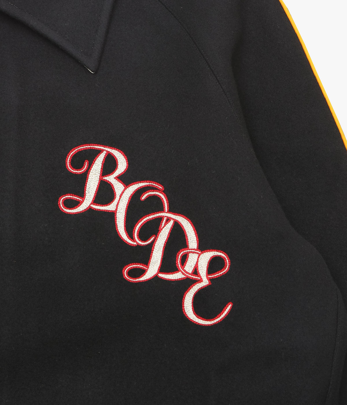BODE ''MONOGRAM SNAP REVERSIBLE JACKET'' (BLACK MULTI)