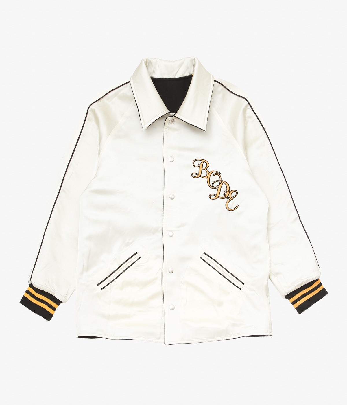 BODE ''MONOGRAM SNAP REVERSIBLE JACKET'' (BLACK MULTI)