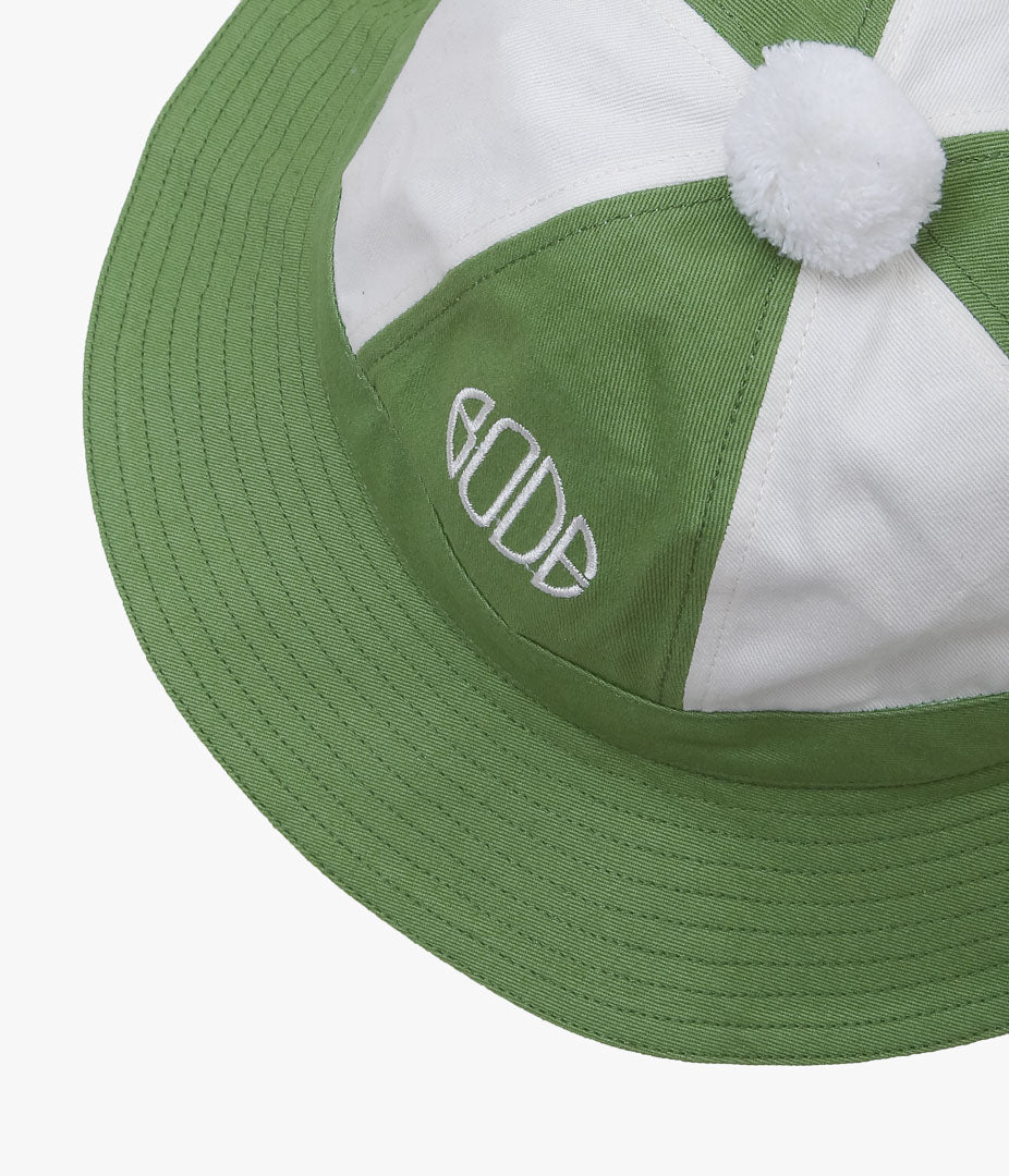 BODE ''PANELED GRANDFATHER HAT'' (GREEN WHITE) – THE STORE
