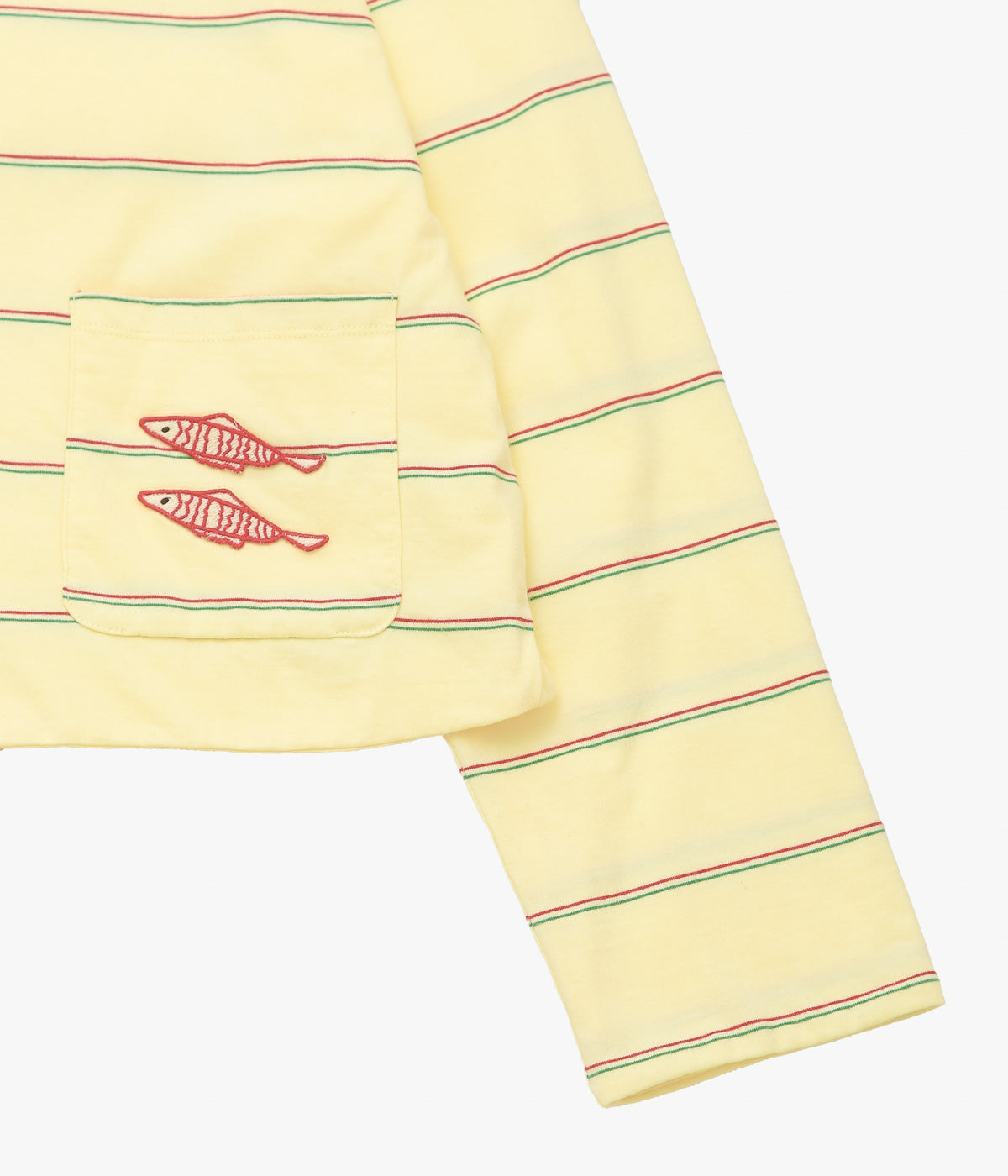 BODE "SUMMERTIME STRIPE CARDIGAN" (YELLOW MULTI)