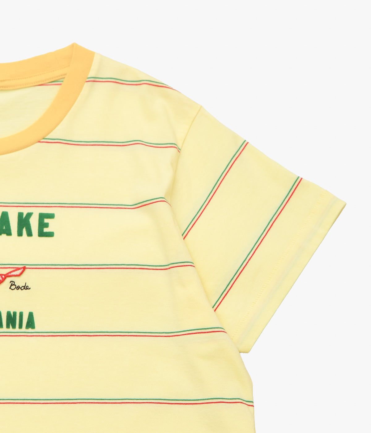BODE ''SUMMERTIME STRIPE TEE'' (YELLOW MULTI)