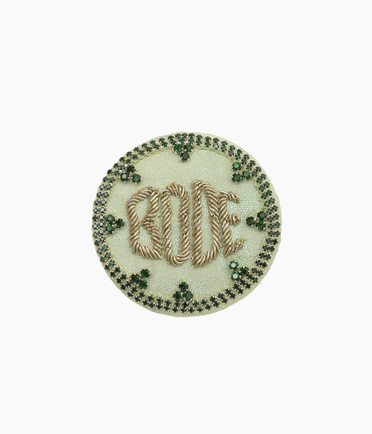 BODE ''WILLOW BROOCH'' (GREEN)