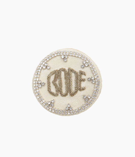 BODE ''WILLOW BROOCH'' (WHITE)