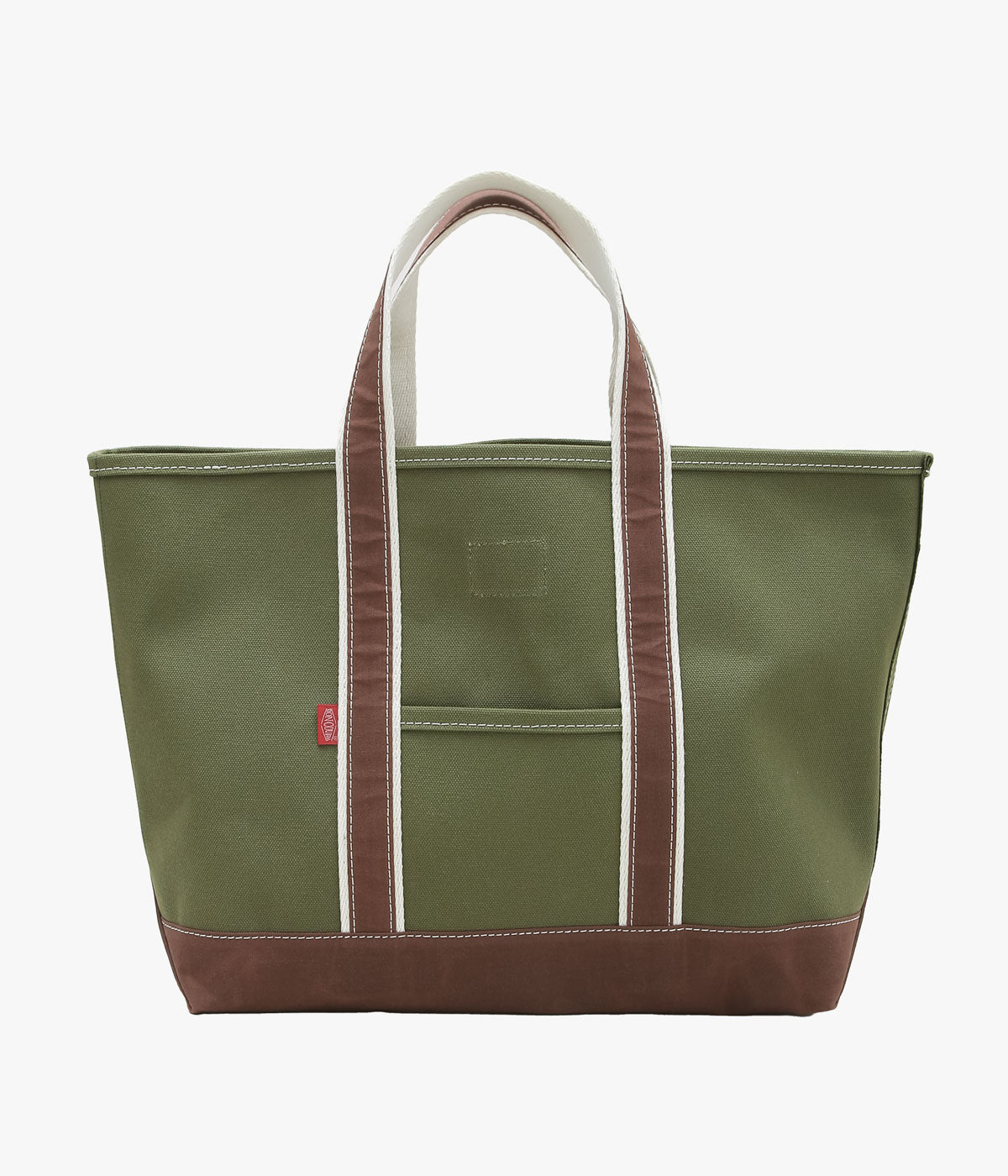 BONCOURA "BOAT TOTE ARMY" (OLIVE DUCK x PARAFFIN BROWN DUCK)