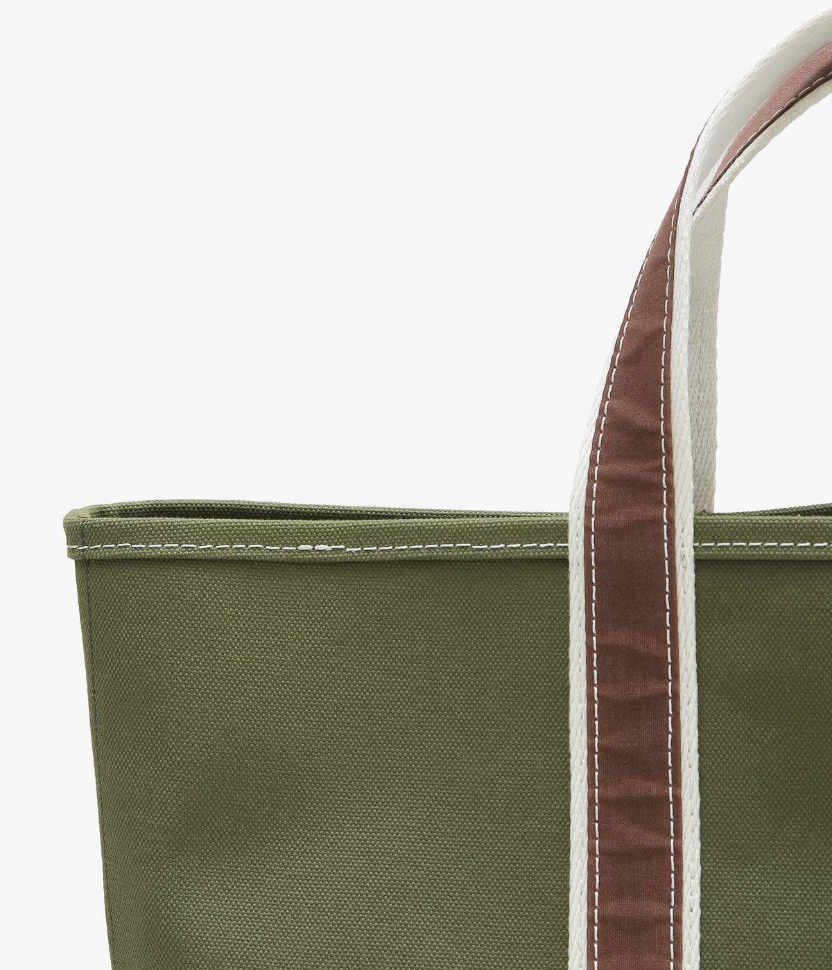 BONCOURA "BOAT TOTE ARMY" (OLIVE DUCK x PARAFFIN BROWN DUCK)