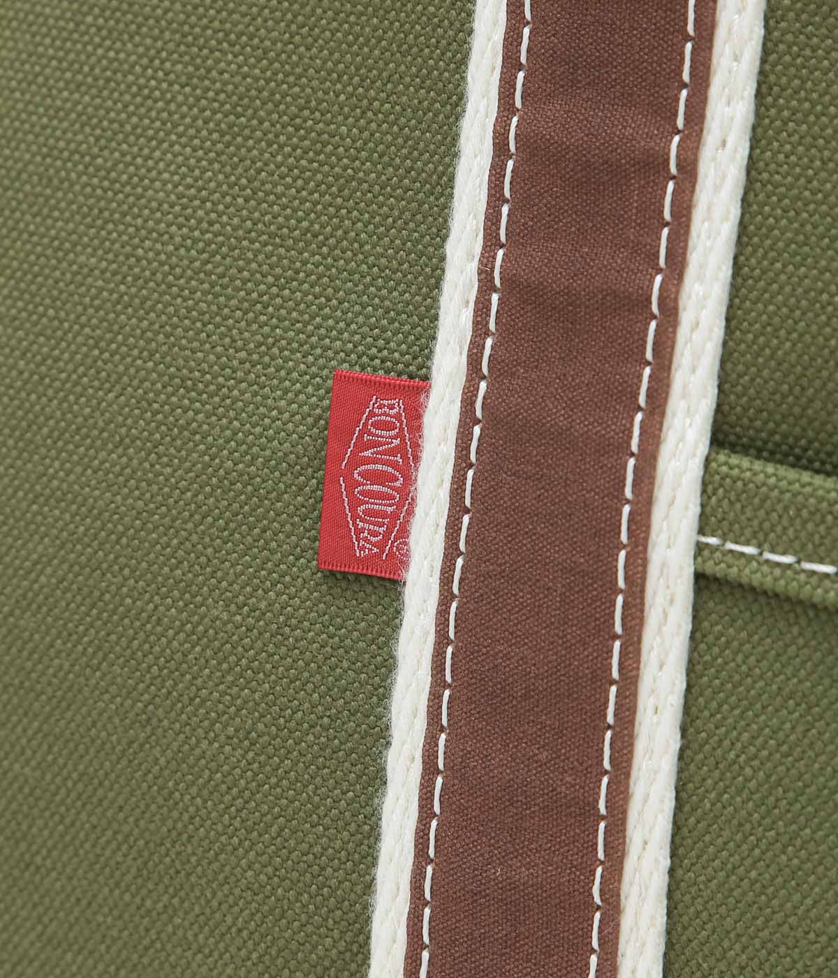 BONCOURA "BOAT TOTE ARMY" (OLIVE DUCK x PARAFFIN BROWN DUCK)